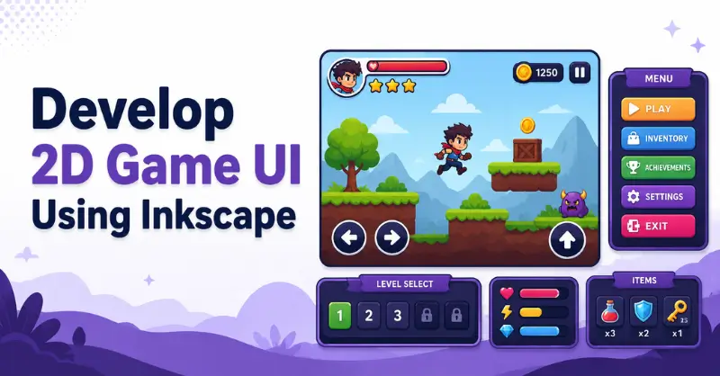 Develop 2D Game UI Using Inkscape
