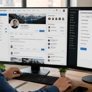 Wordpress Web Development Social Media Community Website