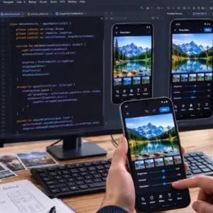 photo editor app in Android Studio