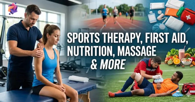 Sports Therapy, First Aid, Nutrition, Massage & More