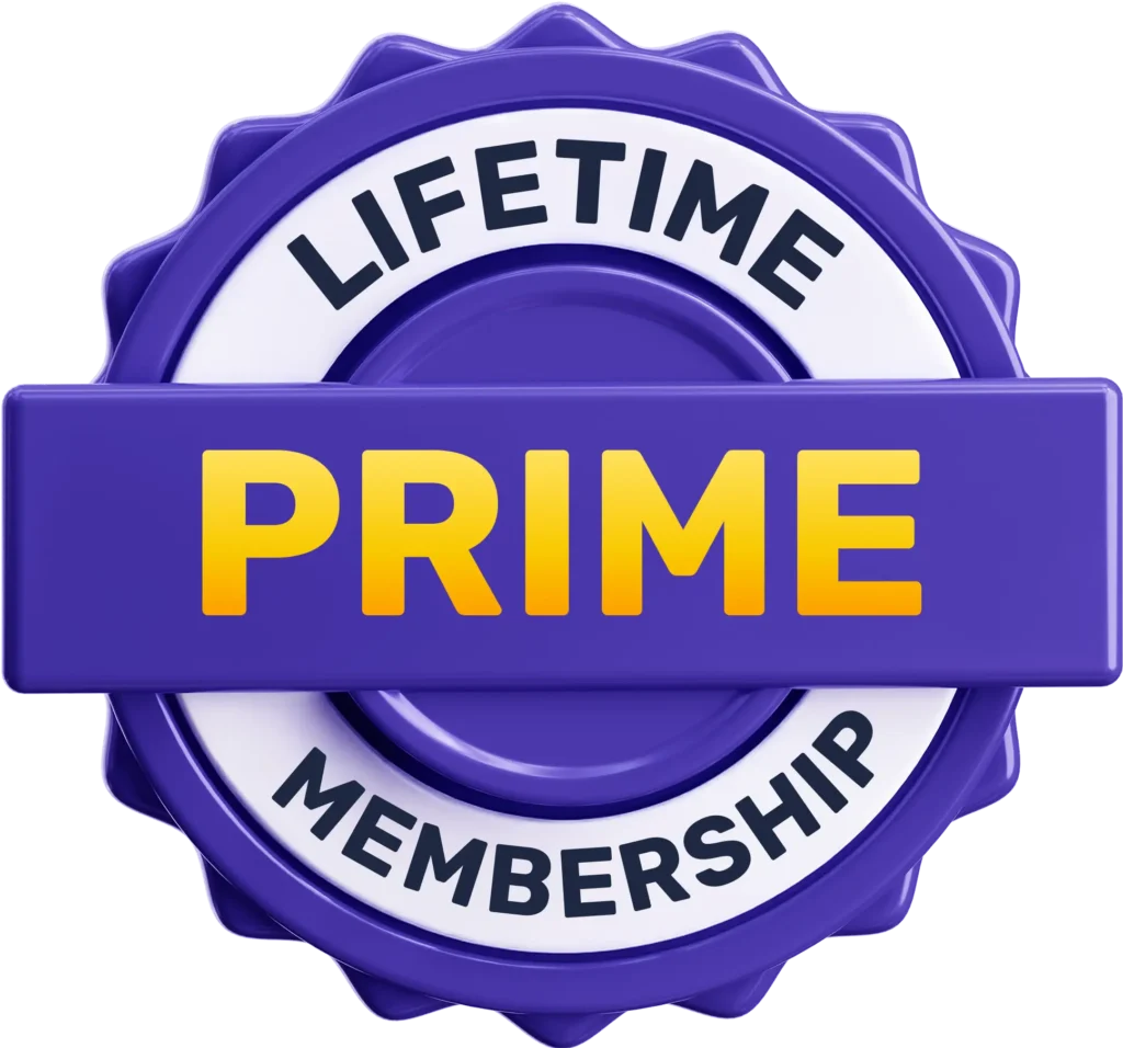 Lifetime Prime Membership Badge